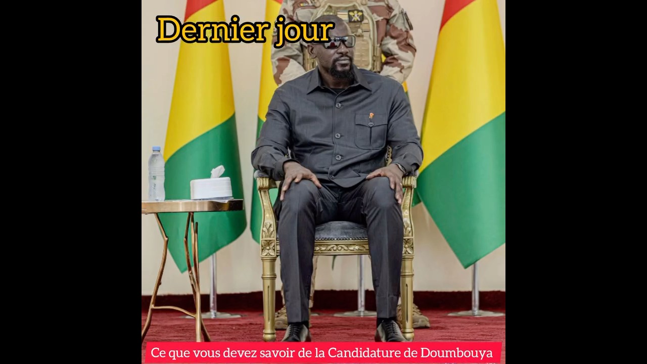 Élections en Guinée : Tout savoir sur la candidature du Président Mamady Doumbouya 🇬🇳