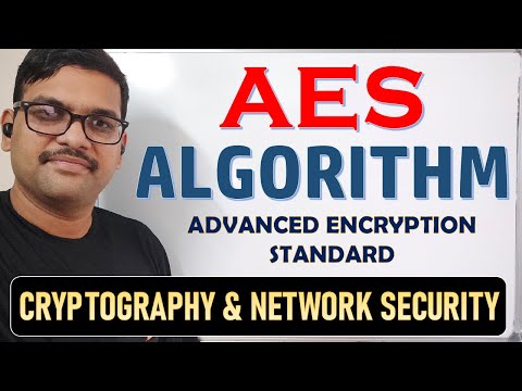10-AES in Network Security | Advanced Encryption Standard | Step-by-Step Working of AES Algorithm