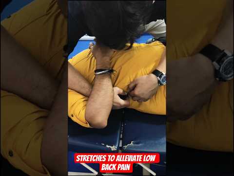 Quick Hip Stretches to Alleviate Low Back Pain! #shorts #drravinderkumar #shortsfeed #feed