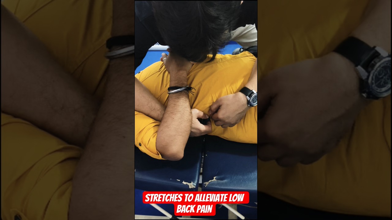 Easy Hip Stretches to Relieve Low Back Pain 🧘‍♂️