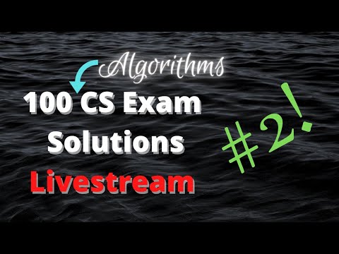 100 MORE Algorithm Exam Solutions - Easy Theory