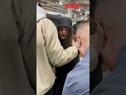 Abhishek Bachchan WAITS for Aishwarya to sit inside the car as they RETURN from their trip😍 #shorts