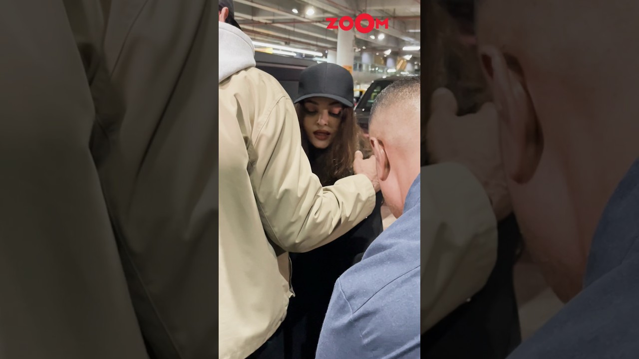 Abhishek Waits for Aishwarya After Trip 🚗