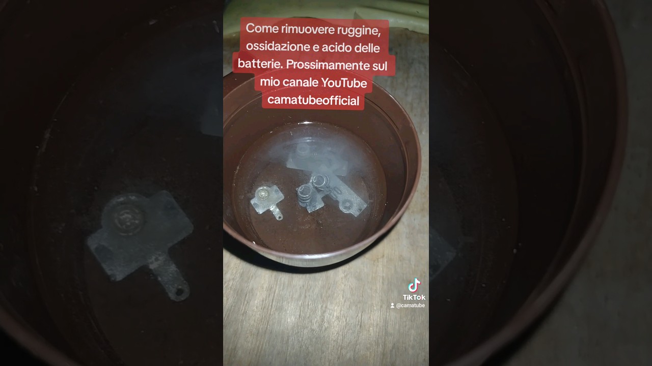 Metodo efficace per rimuovere ruggine e ossidazione ⚙️