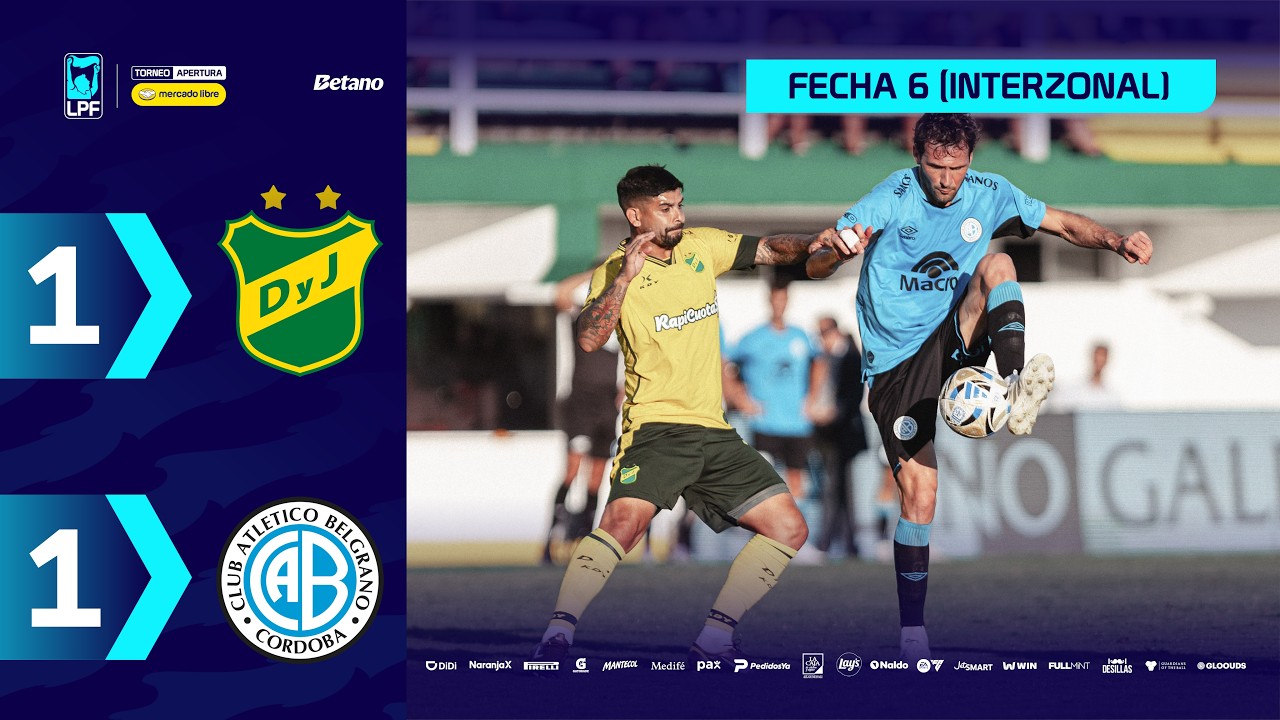 Defensa y Justicia 1-1 Belgrano | Resumen 🏆