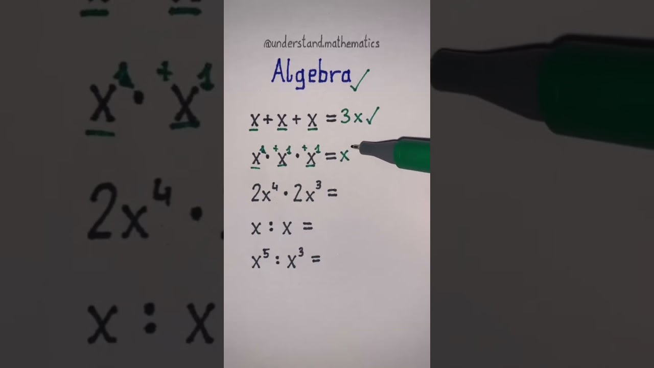 Basic Algebra Concepts 📚