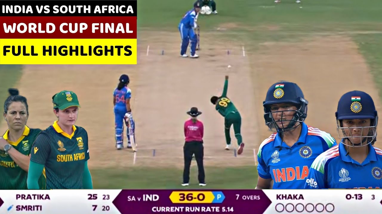 India vs South Africa Women's WC Final Highlights 🏆 | Full Match Recap 2025