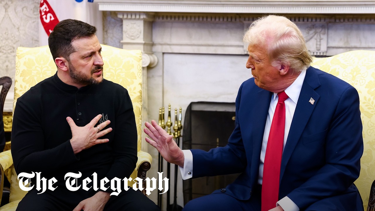Trump-Zelensky Meeting Turns into Shouting Match 🗣️