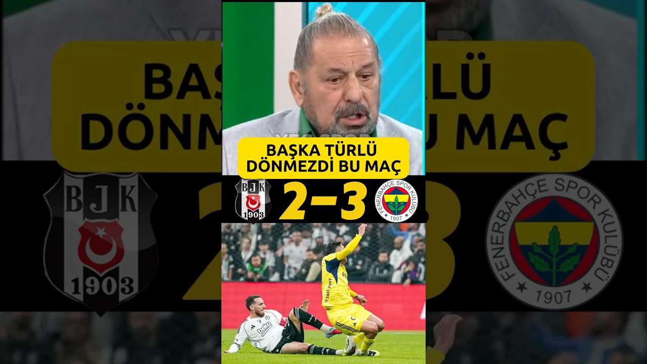 Derbi Günü Unutulmaz Anlar! Fenerbahçe, 2-0’dan Gelip Beşiktaş’ı Yendi 🔥