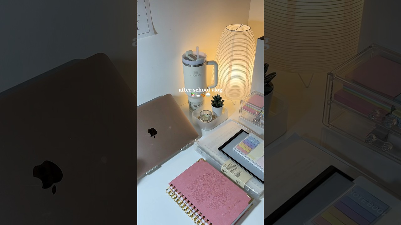 After School Routine Vlog: Cozy Study & Relaxation Moments