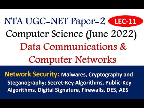 Network Security Detailed Explanation With Real Life Examples | NTA UGC-NET CS  Lec-11