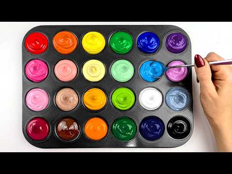 You Won’t Believe How To Create New Colors! Satisfying Color Mixing!