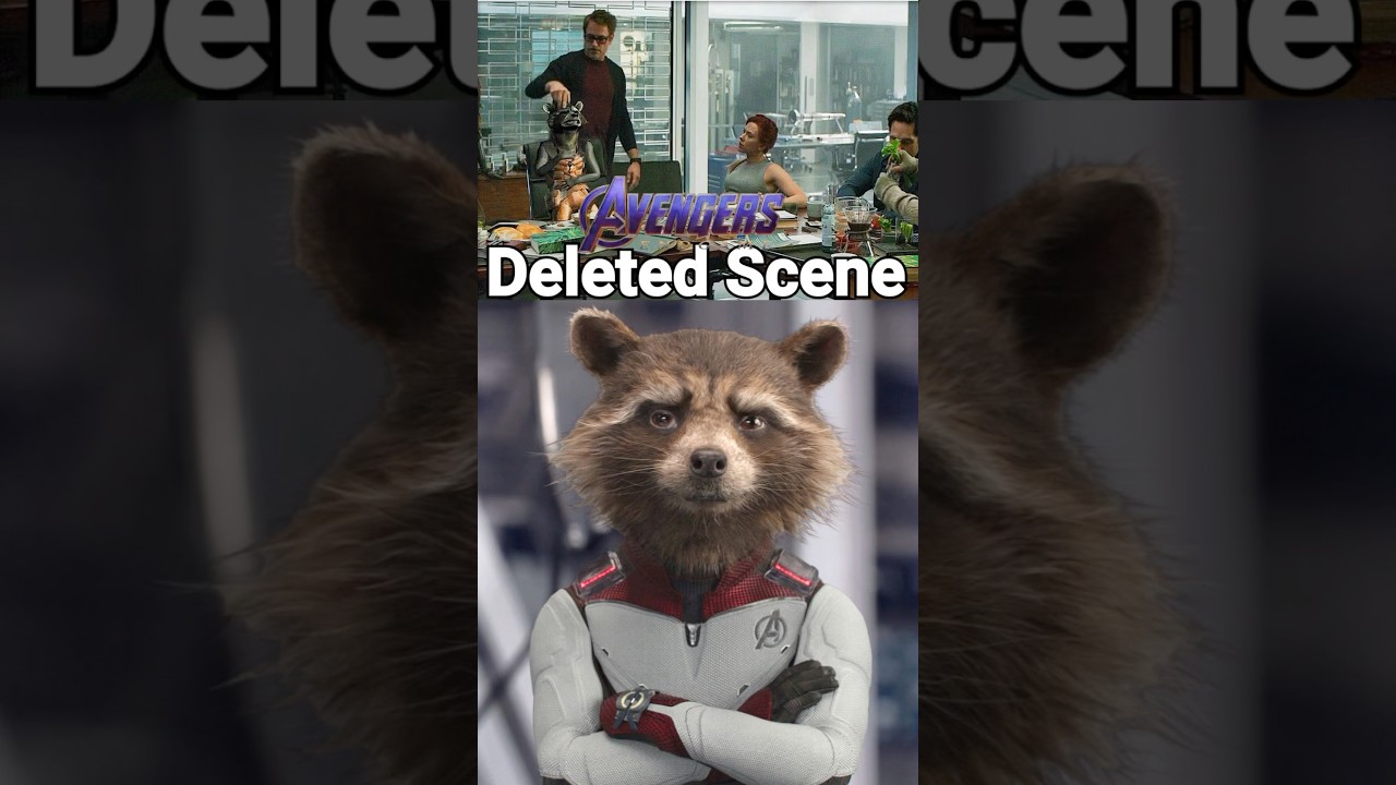 Avengers Endgame deleted scene | Rocket makes fun of Avengers | Tony Stark shaves rockets head