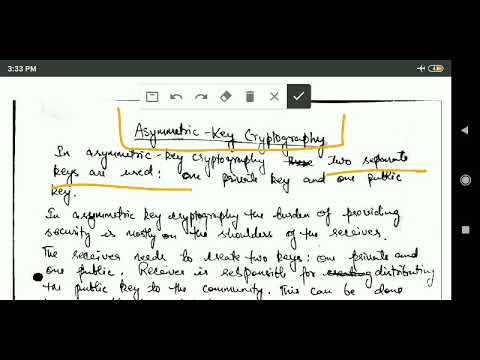 Network Security and Cryptography: Asymmetric key Cryptography