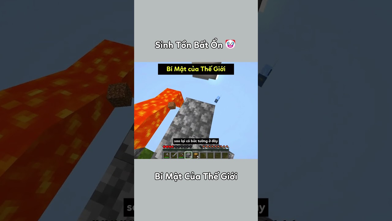 Sinh Tồn Bất Ổn 🤡 - Bí Mật Kinh Ngạc Trong Thế Giới Minecraft (Tập 1777) #shorts