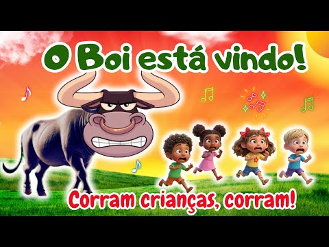 O Boi da Cara Preta – Corram Crianças, Corram! 😱 (Música Infantil Engraçada)