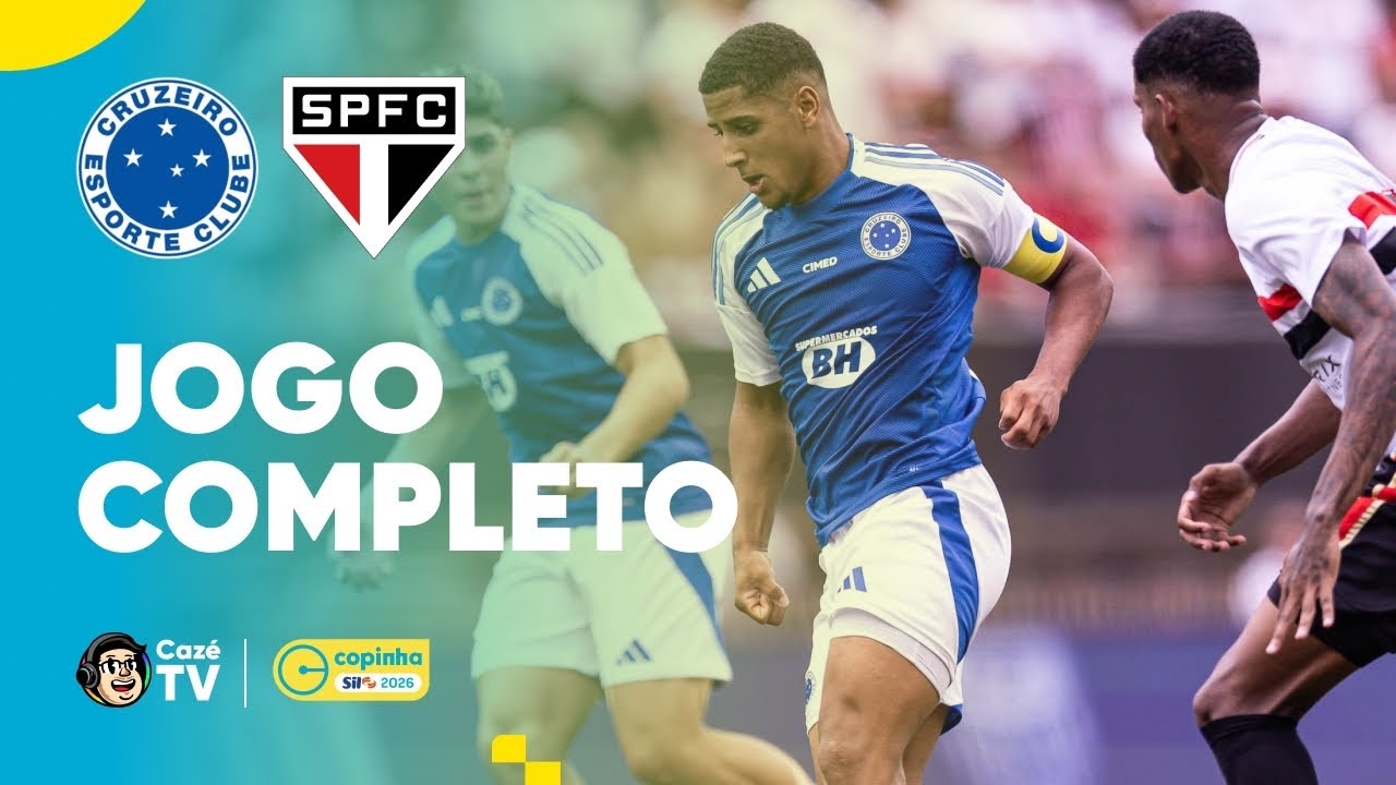 JOGO COMPLETO: CRUZEIRO X SÃO PAULO | FINAL DA COPINHA 2026