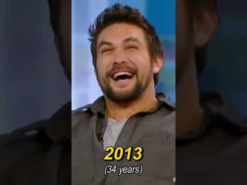 Évolution de Jason Momoa entre 1999 et 2023 #jasonmomoa #evolution