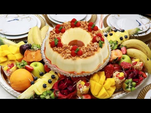 كريم كراميل بدون فرن أو بيض 🍮