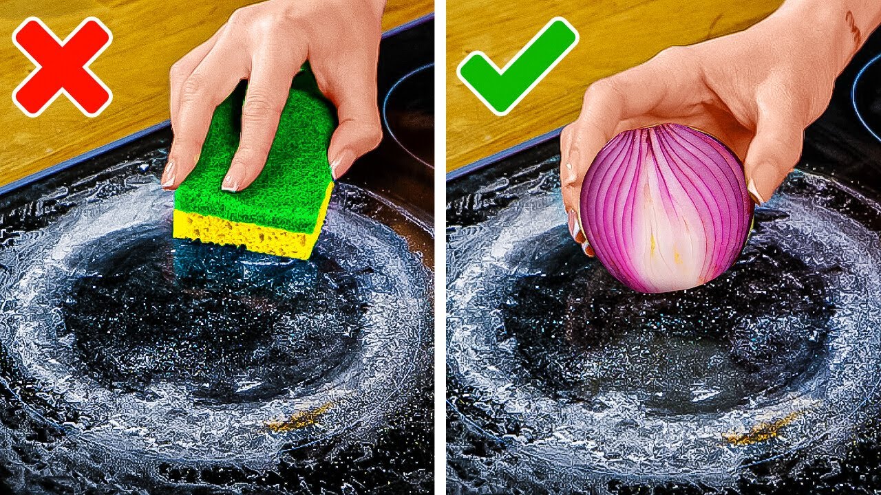 Odd Cleaning Hacks That Really Work 🧅