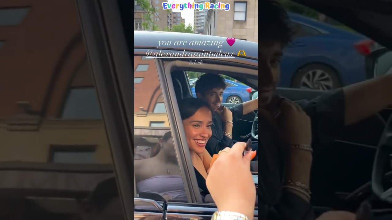 Charles Leclerc's Surprised Reaction When Fans Ask Alexandra to Sign Their Phone 📱