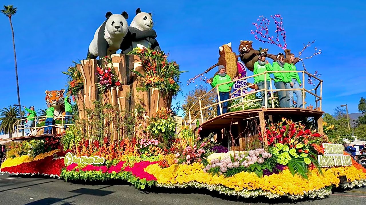 136th Rose Parade 2025 in Pasadena ๐น | 4K POV