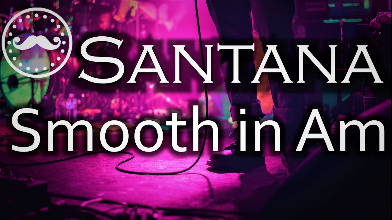 Santana Latin Rock Backing Track in Am 🎸