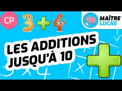 Les additions jusqu'à 10 CP - Cycle 2 - Mathématiques - Maths - Calculs