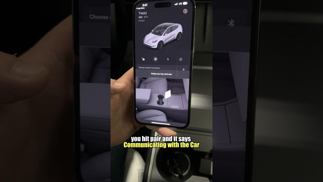 Unlock Tesla with Your iPhone 📱