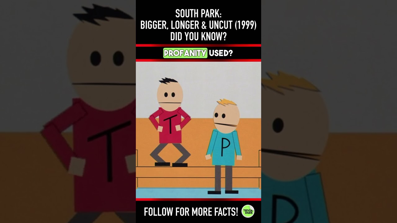 South Park: Bigger, Longer & Uncut Facts π¬