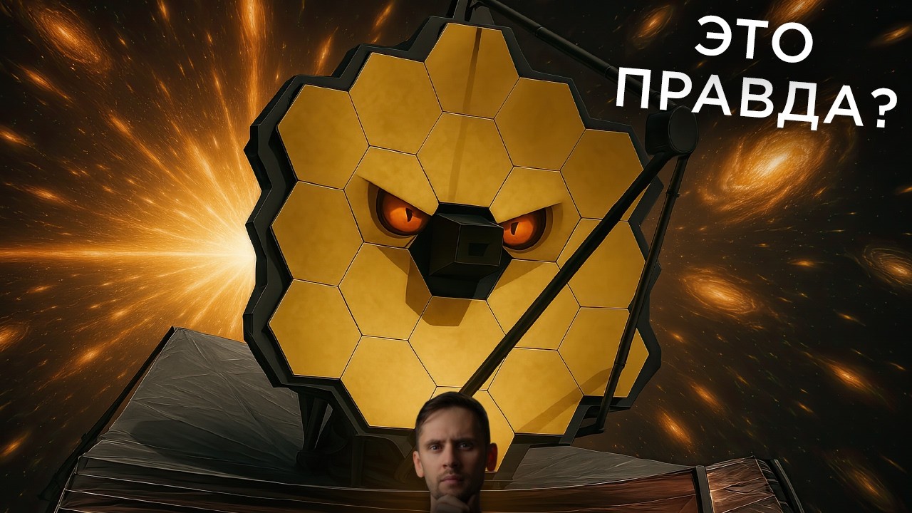 Угрозы Теории Большого Взрыва от телескопа Джеймса Уэбба 🔭