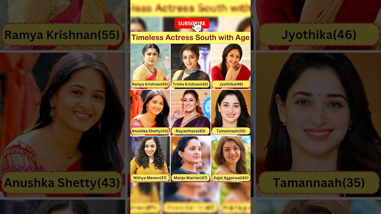 ๐ Iconic South Indian Actresses Who Redefine Elegance & Beauty