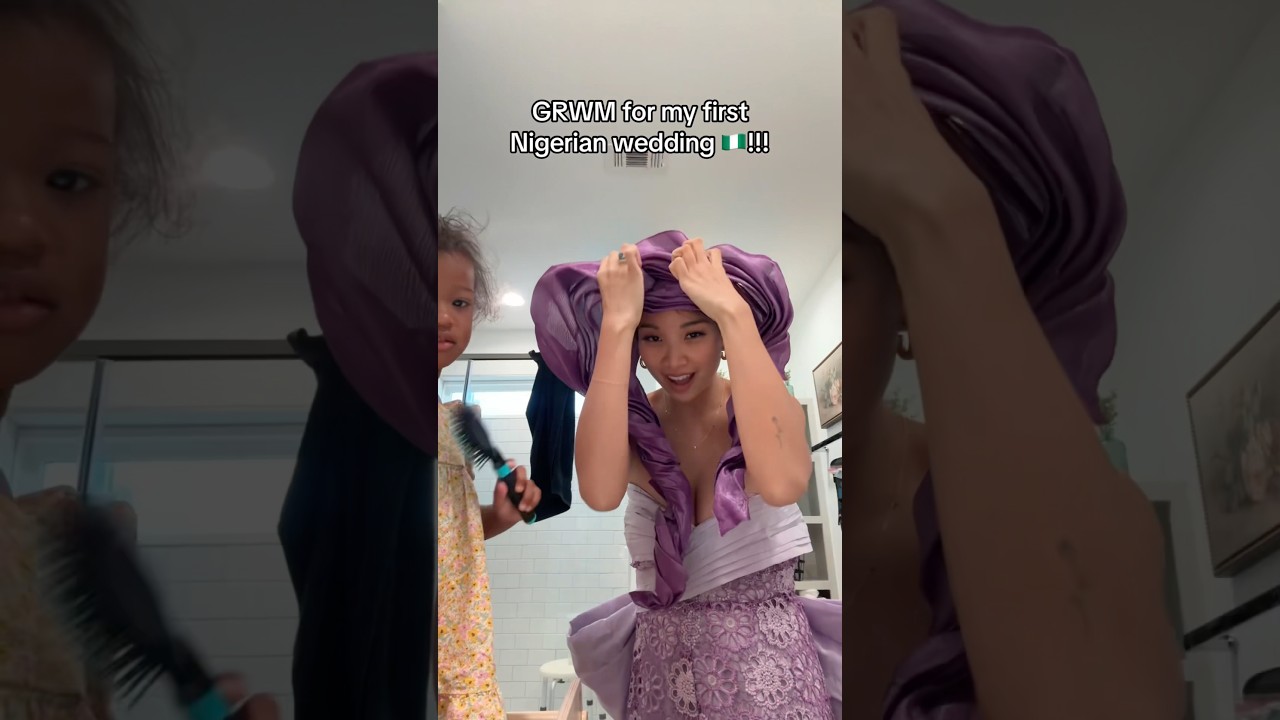 My husband’s reaction at the end 🇳🇬😍 #nigerianwedding