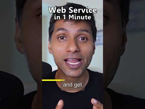Web Service in 1 Minute