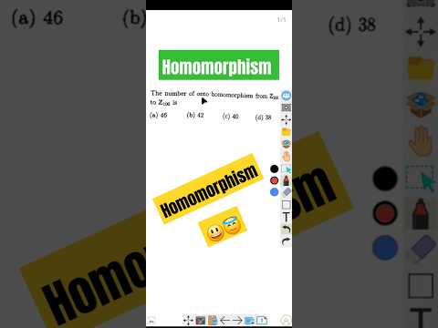 Homomorphism #shorts #shortsvideo #shorttricks #maths #mathstricks #easytrick #mathshorts
