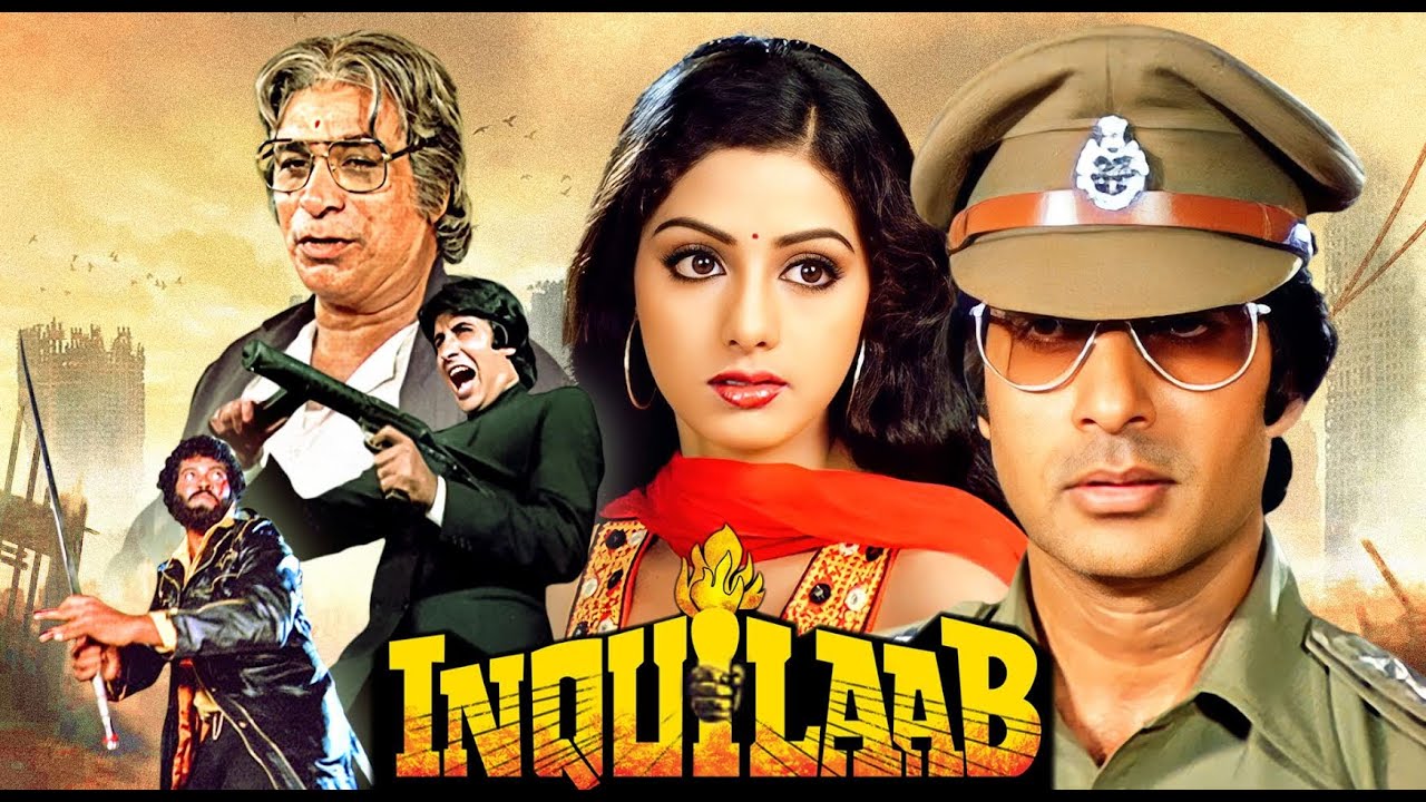 Inquilaab (1984) | Epic Hindi Action Film with Amitabh Bachchan & Sridevi 🎬