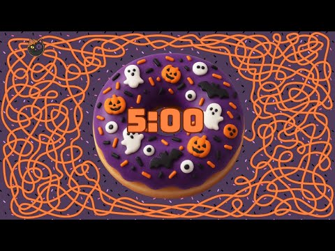 5 Minute Timer Bomb HALLOWEEN DONUT