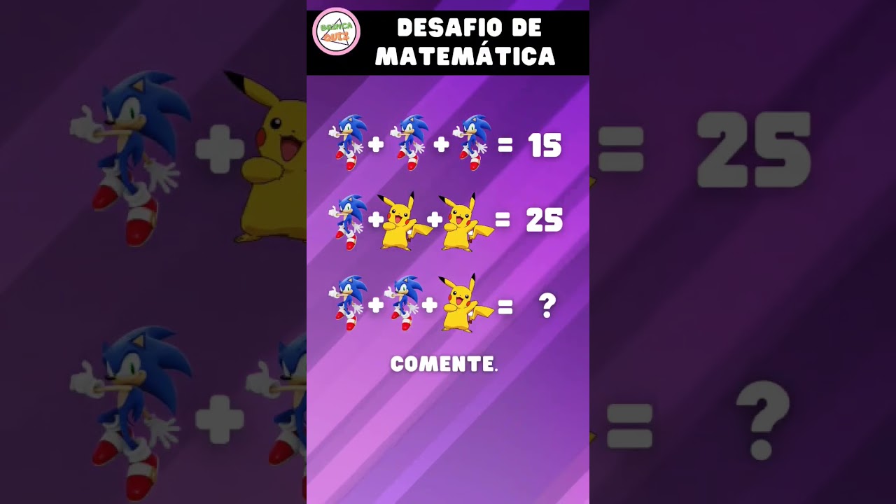 Desafio de Matemática: Teste seus conhecimentos!