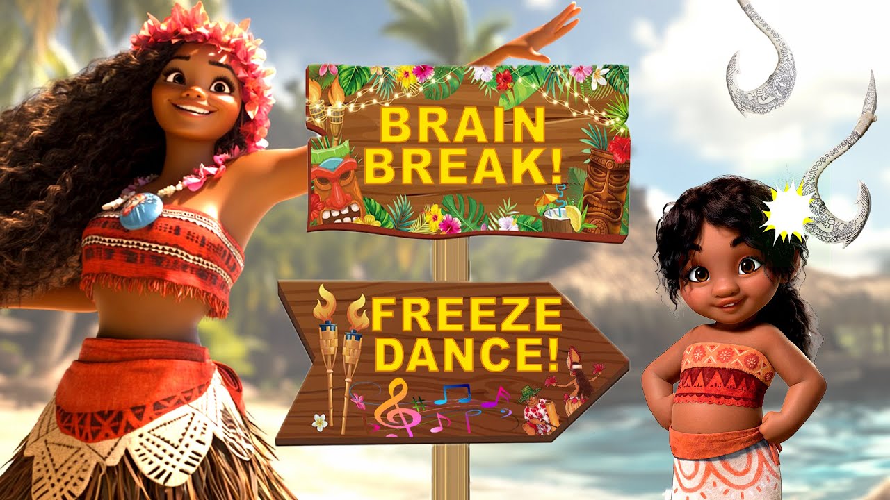 Moana 2 Play Along: Freeze Dance & Character Quiz 🌊