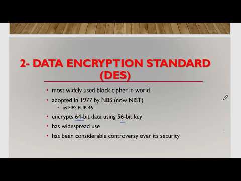 Multimedia - Cryptography –  Product Ciphers – FEISTEL  - DES  - Attacks  - Arabic - Video 9