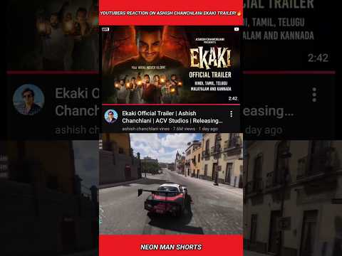 YouTubers Reaction on Ashish Chanchlani Ekaki Trailer!🔥 #shorts