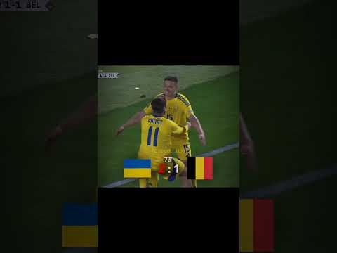 🔥 Ukraine Epic Comeback vs Belgium! 🔥