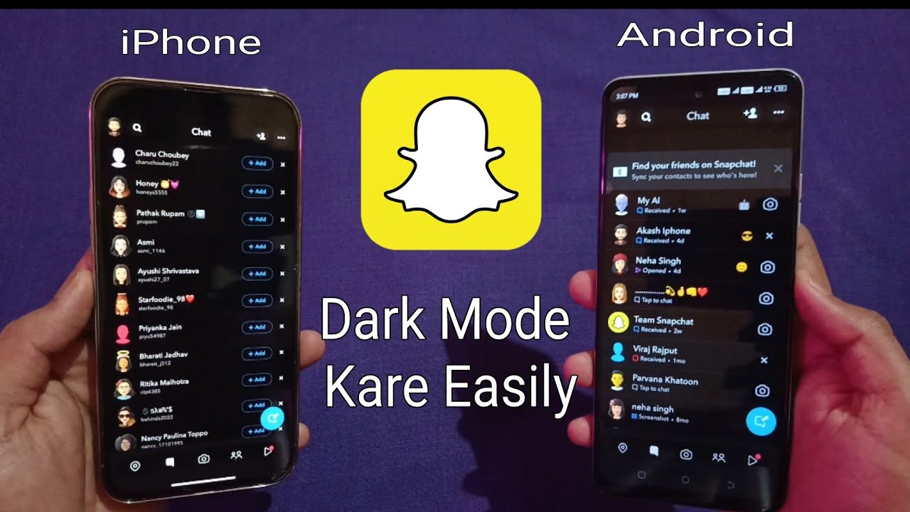 Snapchat Dark Mode Kaise Enable Kare 2023-2024 🌙