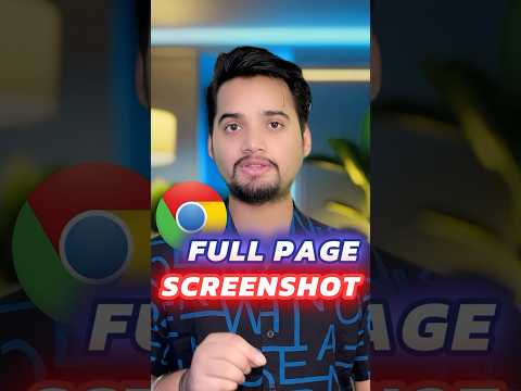 Chrome full webpage screenshot✅ #screenshot #chrome #chrometips #windows #tech #shorts #techayas