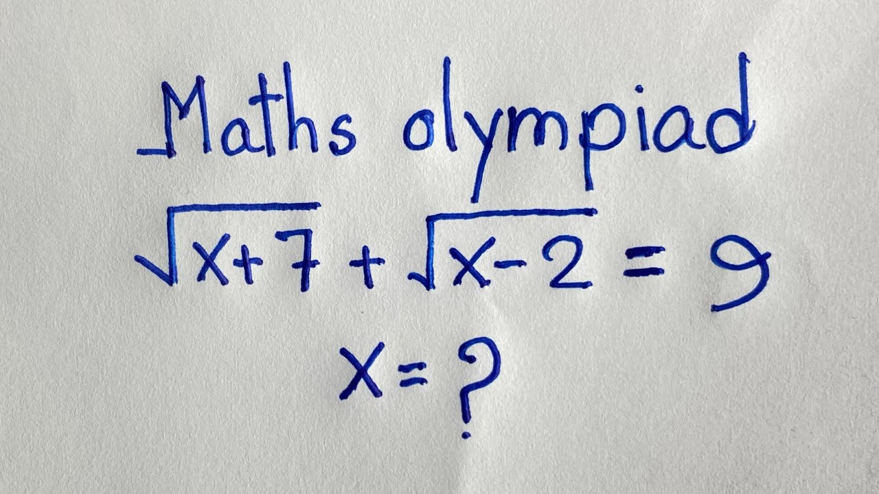 Challenging Algebra Problem from Maths Olympiad – Can You Solve It? ✨