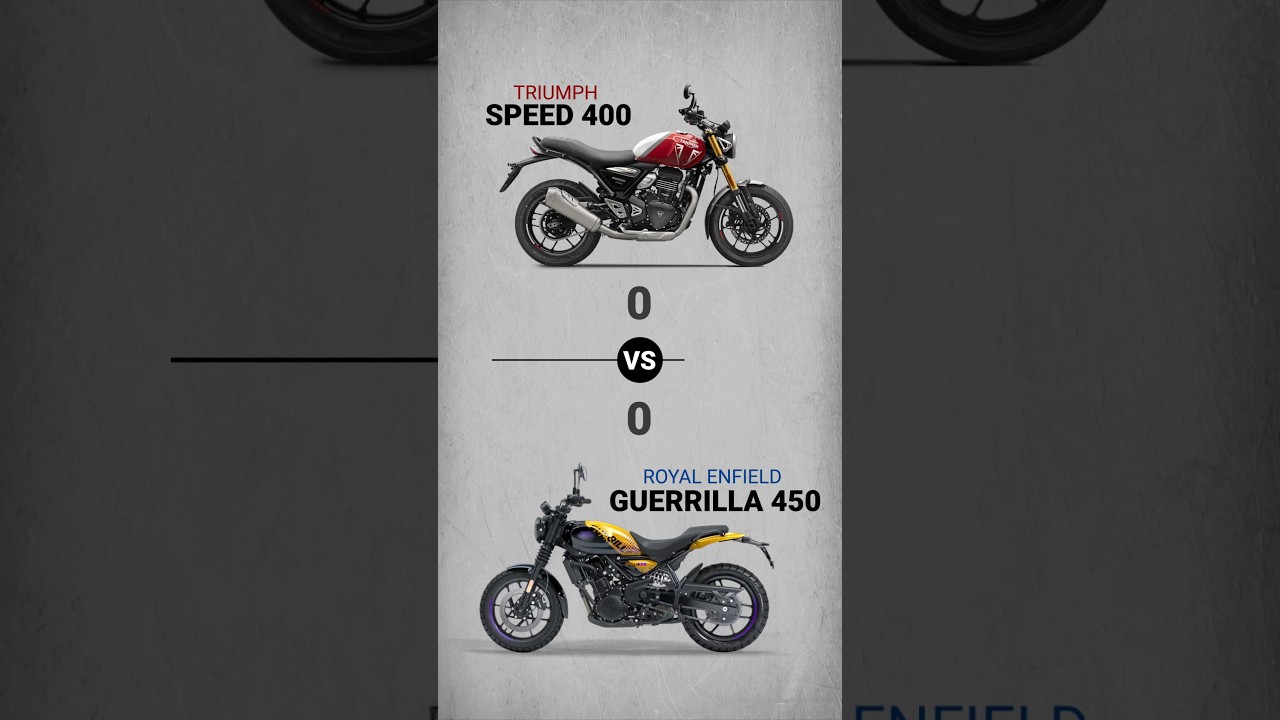 Triumph Speed 400 vs Royal Enfield Guerrilla 450 🏍️