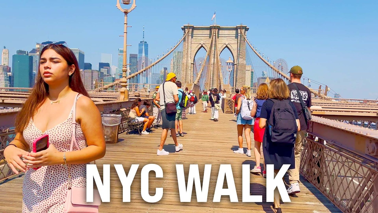 NEW YORK CITY Walking Tour | NYC Immersive Video with Captions [4K/60fps]
