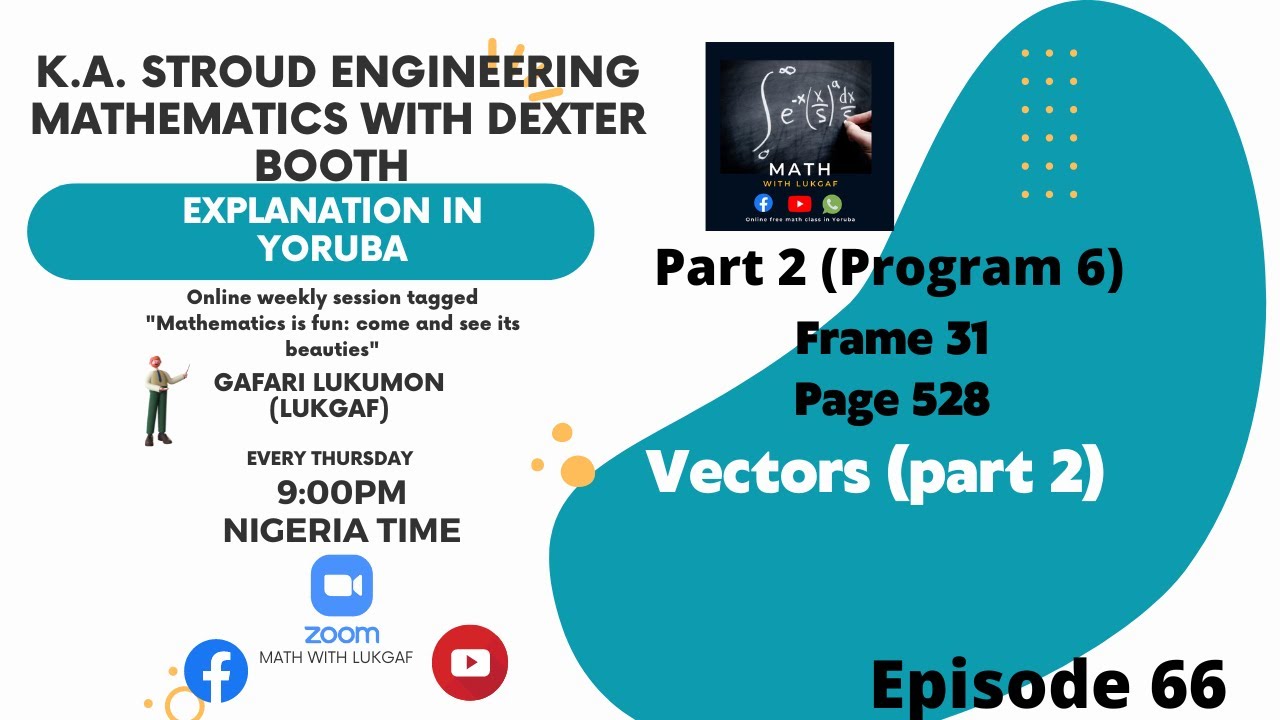 Master Vectors in Engr Math 66 – Key Concepts Explained 📐
