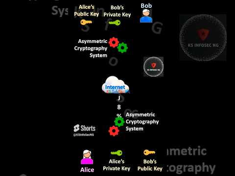 Symmetric vs Asymmetric Cryptography Systems #cryptography #cybersecurity #crypto #shorts #cissp