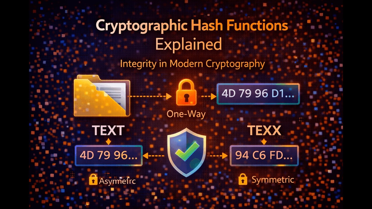 Cryptographic Hash Functions Explained | Integrity in Modern Cryptography